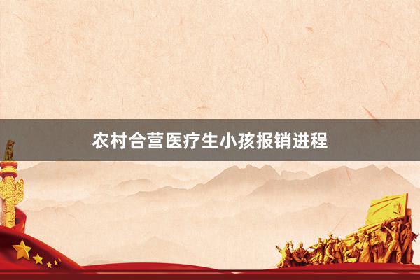农村合营医疗生小孩报销进程
